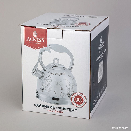 Чайник со свистком Agness 907-263
