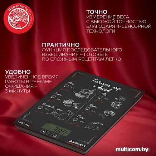 Кухонные весы Scarlett SC-KS57P94