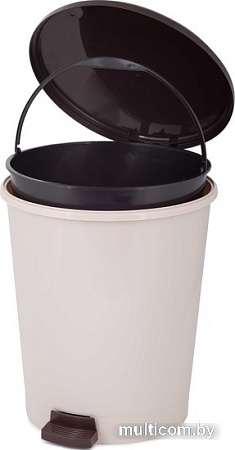Мусорное ведро Альтернатива М6805 12 л (слоновая кость)