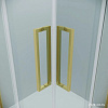 Душевой уголок Grossman Cosmo 100x100x195 300.K33.02.1010.32.00 (золото сатин/прозрачное стекло)