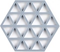 Подставка под горячее Zone Trivet Triangles Sky 331286