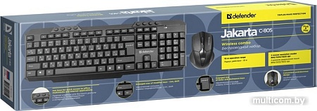 Клавиатура + мышь Defender Jakarta C-805 RU