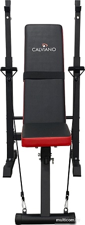 Силовая скамья Calviano 1008 (красный/черный)
