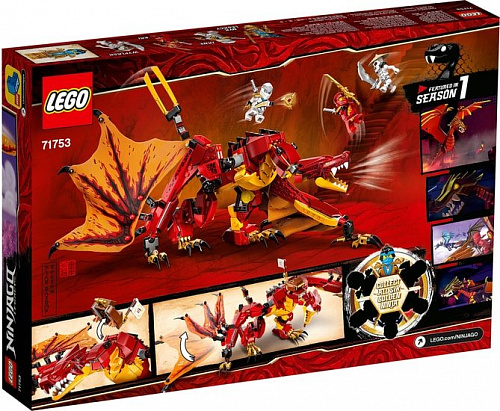 Конструктор LEGO Ninjago 71753 Атака огненного дракона