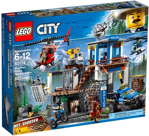 Конструктор LEGO City 60174 Полицейский участок в горах