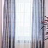 Комплект штор Decoretto Гранж ГСС-K5 2.25x2.6 м (синий/серый, 2 шт)