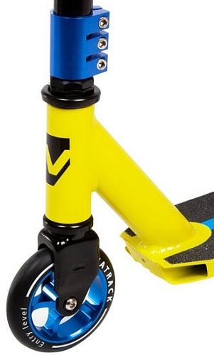 Самокат Novatrack Wolf 110 Alloy 110A.WOLF.BLM21 (лимонный)