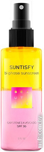 Лосьон солнцезащитный Beautific Лосьон солнцезащитный Suntisfy Двухфазный с SPF 30 150 мл