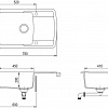 Кухонная мойка Aquasanita Lira SQL101AW (alba 710)