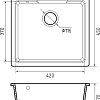 Кухонная мойка GranFest QUARZ GF-UR-4550 (черный)