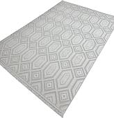 Ковер для жилой комнаты Radjab Carpet Поло Прямоугольник EN 262 12563RK (2.4x3.4, Cream)