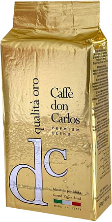 Кофе Carraro Don Carlos Qualita Oro молотый 250 г