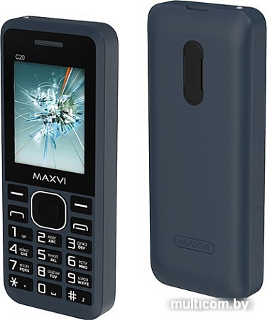 Мобильный телефон Maxvi C20 (маренго)