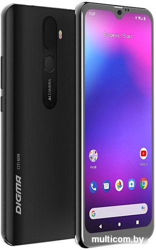Смартфон Digma Citi 609 (черный)