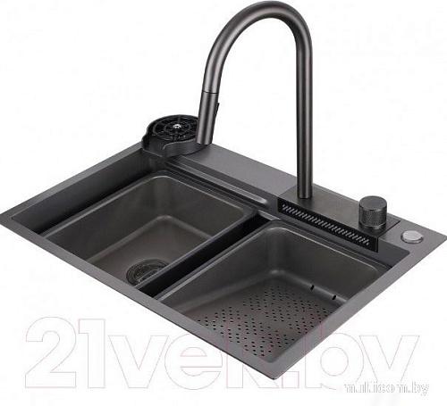 Кухонная мойка Abber Wasser Kreis AF2194NG (никель)