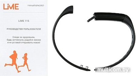 Фитнес-браслет Lime 115 (черный)