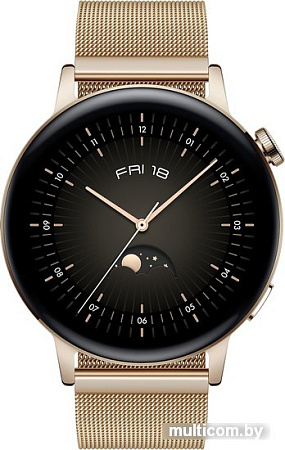 Умные часы Huawei Watch GT 3 Elegant 42 мм (с миланским ремешком)