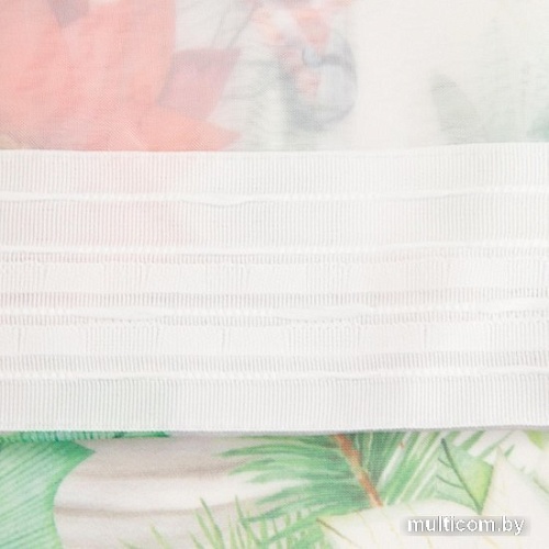 Тюль Этель Christmas Red Flowers 5163059 2,5x2 м