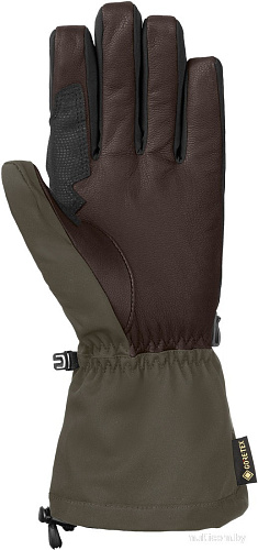 Горнолыжные перчатки Reusch Isidro Gtx Burnt 4901319-5499 (р-р 8.5, Olive/Dark Brown)