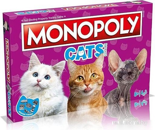 Настольная игра Hasbro Монополия Cats (Кошки) WM03528-EN1-6