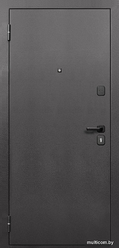 Металлическая дверь Guard 7см Серебро/белый матовый (96x205, левая)