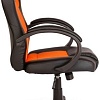 Кресло Меб-ФФ MF-2008H (черный/оранжевый)
