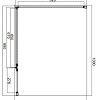 Душевой уголок Omnires Manhattan ADC10X-A+ADR70X