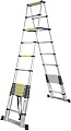 Лестница-стремянка ForceKraft BL-TA440 (2x14 ступеней)