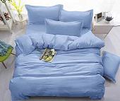 Реноме Евро Оливковая коллекция на резинке 180x200 Васильковый 15-4031 (поплин)