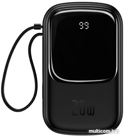 Внешний аккумулятор Baseus Qpow Pro Digital Display Fast Charge 10000mAh 20W (черный)