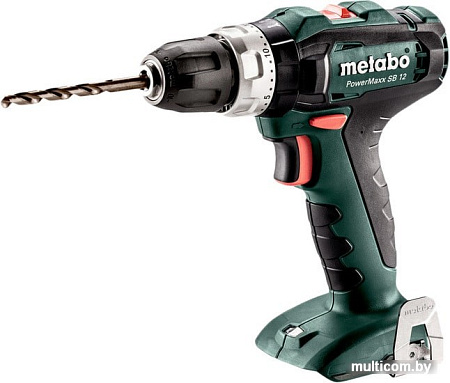 Дрель-шуруповерт Metabo PowerMaxx SB 12 601076840 (без АКБ, кейс)