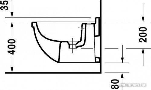 Биде Duravit Starck 3 [2230150000]