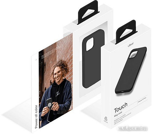 Чехол для телефона uBear Touch Mag для iPhone 15 Plus (черный)