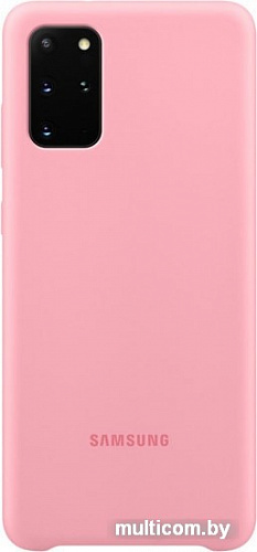 Чехол Samsung Silicone Cover для Galaxy S20+ (розовый)