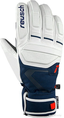 Горнолыжные перчатки Reusch Alexis Pinturault 6301113_1027 (р-р 10, White/Dress Blue)
