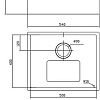 Кухонная мойка IDDIS Edifice EDI54S0i77