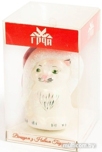 Елочные игрушки Грай Котик Санта Ф-60