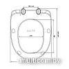 Сиденье для унитаза Berges Wasserhaus Uno PP 020104