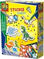 Набор для создания поделок/игрушек SES Creative Создай свою наклейку динозавра 14282