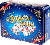Настольная игра Десятое королевство Русское лото в жестяной коробке Синий ларец 01780