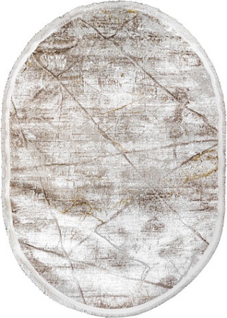 Прикроватный коврик Safyun Liparis LP374-CREAM-VIZON-OVAL (0.8x1.5)