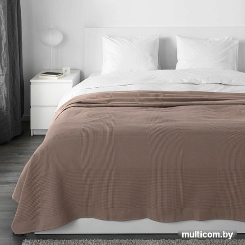 Плед Ikea Индира 230x250 503.890.84 (светло-коричневый)