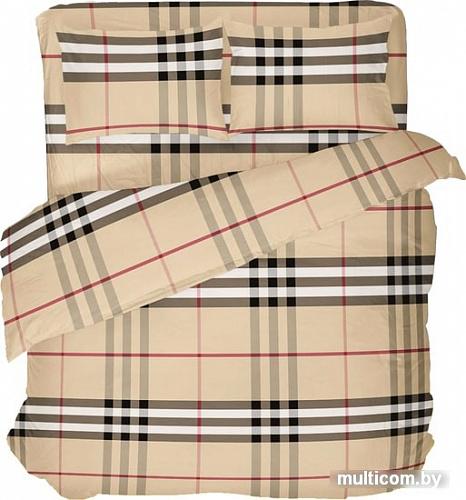 Постельное белье Samsara Клетка 220-12 (Burberry) 205x220