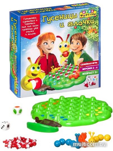 Настольная игра Фортуна Гусеницы и яблочки Ф98390