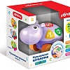 Развивающая игрушка Азбукварик Музыкальная каталочка. Бегемотик 2641