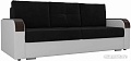 Диван Лига диванов Мейсон 102138 (черный/белый)