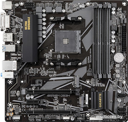 Материнская плата Gigabyte B550M DS3H (rev. 1.7)