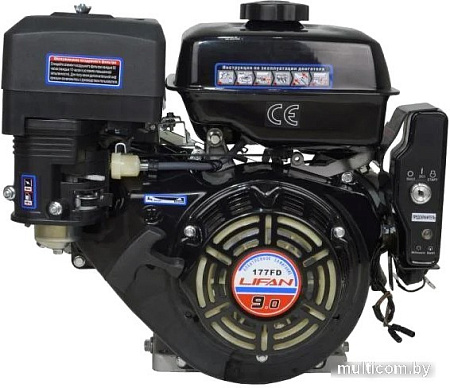 Бензиновый двигатель Lifan 177FD D25 3А