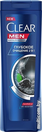 Шампунь Clear Men Vita ABE актив глубокое очищение 2 в 1 против перхоти 400 мл