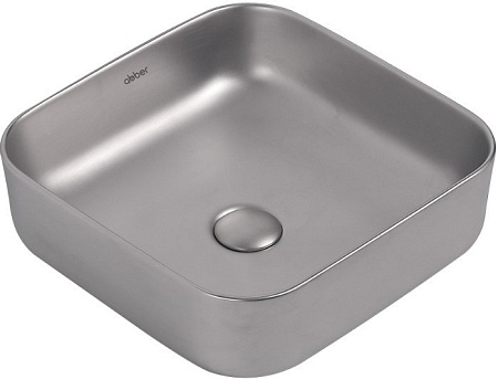 Умывальник Abber Rechteck AC2211MS (серебро матовый)